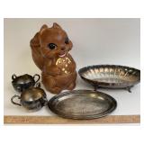 Oneida Silver Plated Serveware, Squirrel Cookie Ja