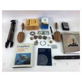 Books, Watches, Coins, Electronics, Telescope