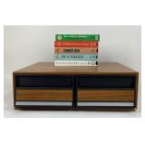 VHS Storage Cabinet With 5 VHS Tapes