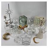 Glass Decor, Ornaments, Candle Holders