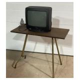 Samsung CRT TV,  folding tv table