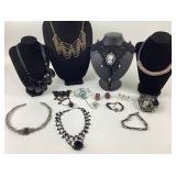 Costume Jewelry: Spider Leather cuff, Lace