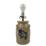 Pfaltzgraff York PA Stoneware Crock Lamp
