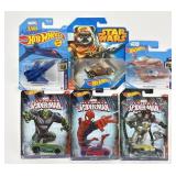 Hot Wheels Spider Man, X-Men, & Star Wars Car