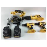 DeWalt Set With Batteries and Chargers