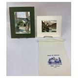 Swiss Hand-Printed Etching By Staheli Brothers, Wa