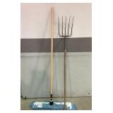 Pitchfork And Floor Mop