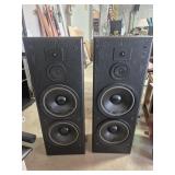KLH Model AV-55 Speakers (2) 43 in. Tall -