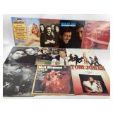 10 vinyl records: Huey Lewis, Simon & Garfunkel