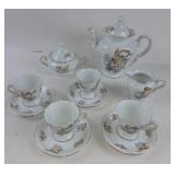 Misa Porcelain Tea Set With Cherub Design