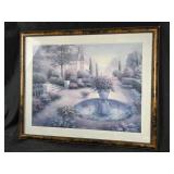 Vivian Flasch Garden Scene Print