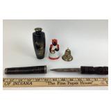 African Baton Dagger, Black Americana Bell, Japane