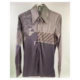 1970s Menï¿½s Nik-Nik Nylon Disco Shirt / Italy