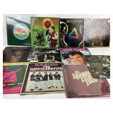 10 vinyl records: The Kinks, Steppenwolf, Shanana
