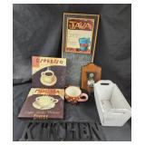 Coffee-Themed Decor, Wall Art, Coffee Mill