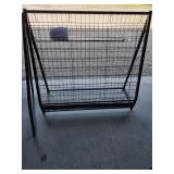 Metal Grid A-Frame Display Rack