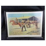 Frederic Remington Print, The Pony Express