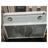 Allure White Under-Cabinet Range Hood Featuring