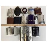Stainless Steel Flasks: Crown Royal, Jim Beam, Big