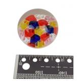 Decorative Millefiori Art Glass Paperweight