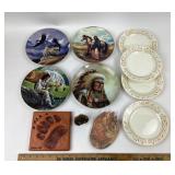 Homer Laughlin Plates, Native American Artwork