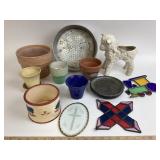 Stained Glass Sun Catchers & Planters: Porcelain L