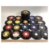 7 Inch Vinyl Records; Patsy Cline, Moody Blues, Fr