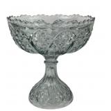EAPG Compote with Scalloped Rim