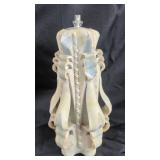 Hand-Carved Drip Wax Sculpture Oil Lamp