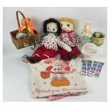 Old Dolls, Easter Decor, Pocahontas NOS Sticker