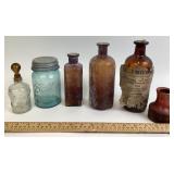 California Redwood Vase, Ball Jar, Apothecary Bott
