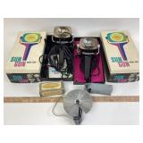 Sylvania Sun Gun Movie Lights & Honeywell Tilt-A-M