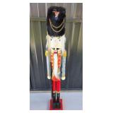 42" Wooden Nutcracker With Hat, Sword