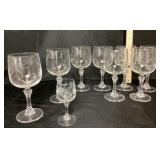Princess House Bordeaux Wine Glasses
