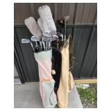 Dunlop Power-Tac Golf Clubs With Bags