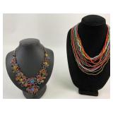 Costume Natasha Necklace, Multi Strand Necklace