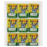 9 Topps 1990 Hockey Card Packs