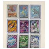 9 Pokemon Full Art Cards