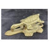 Brass Turtle-Shaped Incense Burner
