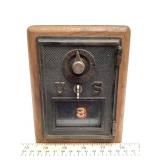 Post Office Mailbox Door Coin Bank