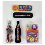 Nickelodeon Toon Gels Gel Pens 2002 NOS & 2 Coca