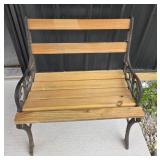 Childs Wood And Cast Iron Bench