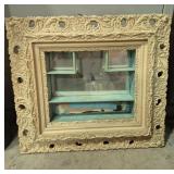 Shadow Box Mirror Features A Highly Ornate,