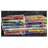 Disney, Animated, And Family VHS Tapes