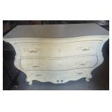 Bombe Dresser - 3 Drawer Painted - 20 in. X 44