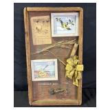 MCM framed cartoon artwork