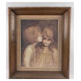A Little Kiss by Margaret Keane