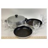 Etched Wine Glasses, Cuisinart, Wear Ever Cookware