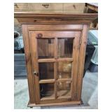Tabletop Curio Cabinet With 2 Glass Shelves 20