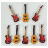 8 Miniature Guitars
